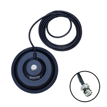 Load image into Gallery viewer, TECHOMAN 15cm Magnetic Antenna / Aerial Mount SO239 on Base and BNC Plug for Radio - 4M RG-58 cable Mobile Antenna Mounts TECHOMAN