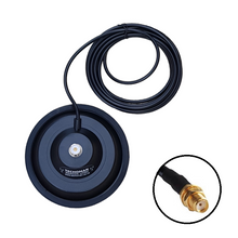 Load image into Gallery viewer, TECHOMAN 15cm Magnetic Antenna / Aerial Mount SO239 on Base and SMA Socket for Radio - 4M RG-58 cable Mobile Antenna Mounts TECHOMAN