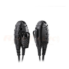 Load image into Gallery viewer, TECHOMAN Earpiece G-Type with Lapel Microphone with VOX for UNIDEN Walkie Talkies Communication Radio Accessories TECHOMAN