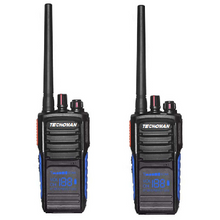 Load image into Gallery viewer, 2x (Pair) TECHOMAN TM820P UHF PRS 5 Watt 168 Channel Walkie Talkies Blue/Orange UHF PRS Hand Helds TECHOMAN
