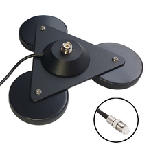 Load image into Gallery viewer, TECHOMAN 3x 9cm Premium Antenna / Aerial Magnetic Base SO239 4 Metres RG58 Cable to FME Socket Mobile Antenna Mounts TECHOMAN