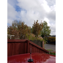 Load image into Gallery viewer, TECHOMAN UHF PRS (CB) Mobile Antenna Tuned Antenna for 477MHz on 9cm Magnetic Base Antenna Mobile TECHOMAN