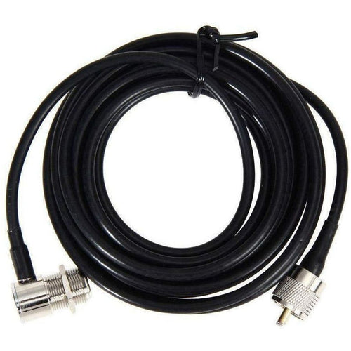 TECHOMAN 10 Metre Antenna Cable with SO239 on Base and PL259 for Radio Antenna Patch Cables TECHOMAN   
