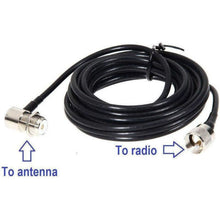 Load image into Gallery viewer, TECHOMAN 20 Metre Antenna / Aerial Cable with SO239 on Base and PL259 for Radio Antenna Patch Cables TECHOMAN