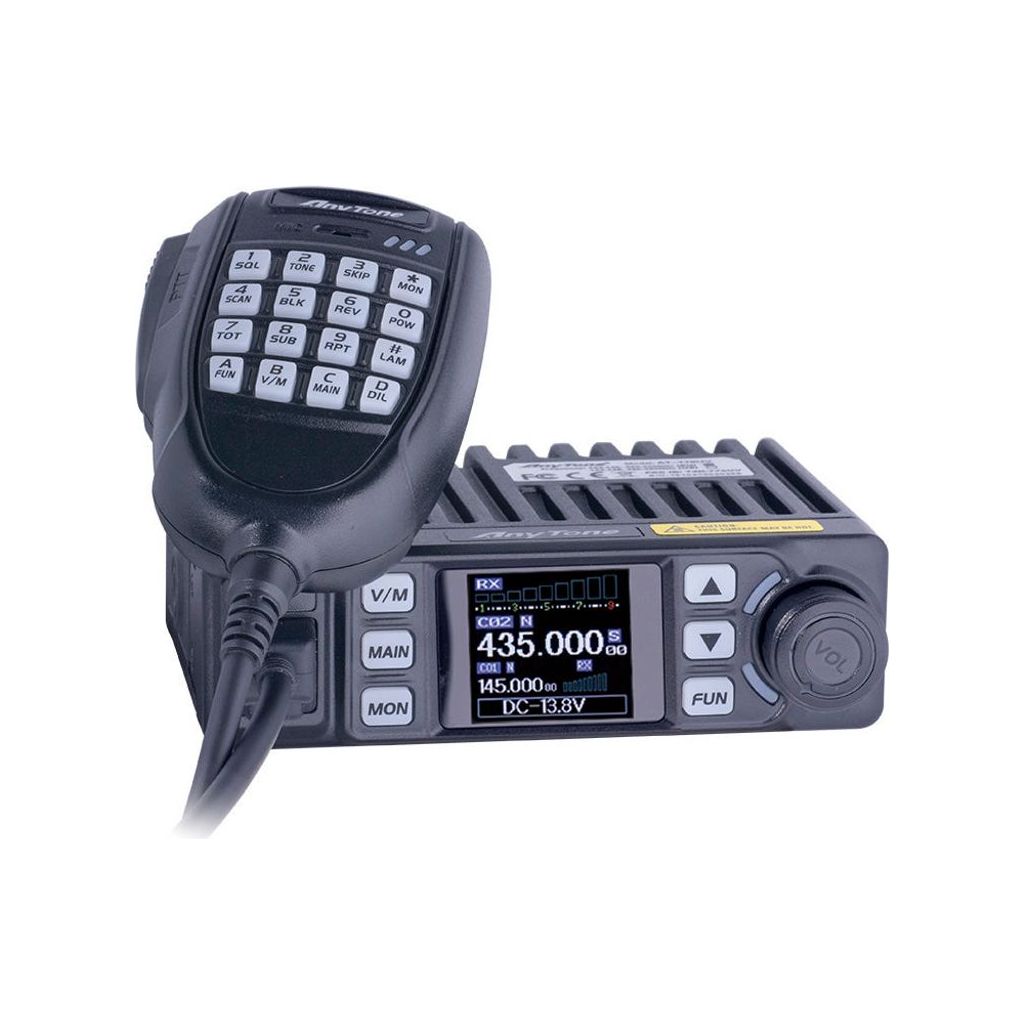 AnyTone AT-779UV - Emisora móvil Doble Banda (VHF/UHF, 144-146/430-440 MHz)  radioaficionado