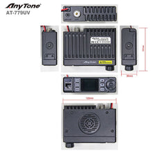 Load image into Gallery viewer, ANYTONE AT-779UV Dual Band VHF / UHF Amateur Radio 20 Watt Mobile Amateur Radio Transceivers ANYTONE