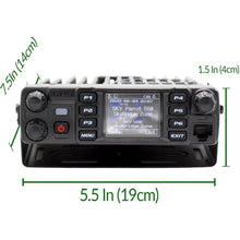 Load image into Gallery viewer, ANYTONE AT-D578UV PLUS Dual Band DMR Amateur Digital Mobile Transceiver + GPS + BT + AIR Amateur Radio Transceivers ANYTONE