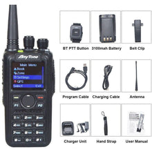 Load image into Gallery viewer, ANYTONE AT-D878UVII PLUS Premium Digital DMR Dual-band Handheld With Bluetooth Amateur Radio Transceivers ANYTONE