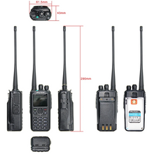 Load image into Gallery viewer, ANYTONE AT-D878UVII PLUS Premium Digital DMR Dual-band Handheld With Bluetooth Amateur Radio Transceivers ANYTONE