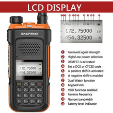 Load image into Gallery viewer, BAOFENG BF-UV10 5W Ham Walkie Talkie Dual VHF & UHF (Orange) Amateur Radio Transceivers BAOFENG