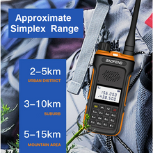 Load image into Gallery viewer, BAOFENG BF-UV10 5W Ham Walkie Talkie Dual VHF & UHF (Orange) Amateur Radio Transceivers BAOFENG