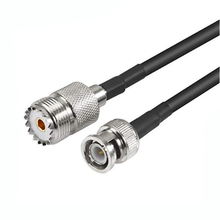 Load image into Gallery viewer, TECHOMAN Antenna / Aerial Patch Cable with SO239 and BNC Male for Radio - 15 Metre Cable Antenna Patch Cables TECHOMAN
