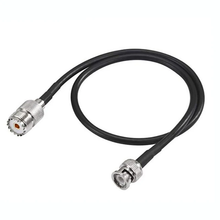 Load image into Gallery viewer, TECHOMAN Antenna Patch Cable with SO239 and BNC Male for Radio - 1 Metre Cable Antenna Patch Cables TECHOMAN   
