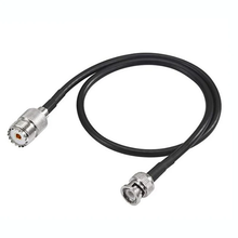Load image into Gallery viewer, TECHOMAN Antenna / Aerial Patch Cable with SO239 and BNC Male for Radio - 1 Metre Cable Antenna Patch Cables TECHOMAN