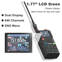 Load image into Gallery viewer, BAOFENG UV-5RH PRO Ham Walkie Talkie Dual VHF, UHF with Airband Receive and GPS Amateur Radio Transceivers BAOFENG