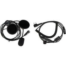 Load image into Gallery viewer, TECHOMAN Button PTT Motorcycle Helmet Headset for Baofeng 2 Pin Communication Radio Accessories TECHOMAN