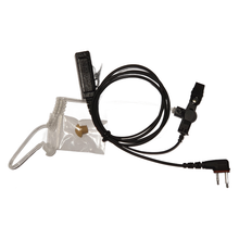 Load image into Gallery viewer, TECHOMAN Earpiece Acoustic Type with Lapel Microphone for UNIDEN Walkie Talkies Communication Radio Accessories TECHOMAN