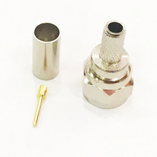 Load image into Gallery viewer, TECHOMAN F Plug Male Crimp Plug for RG58 Coaxial Cable TECHOMAN