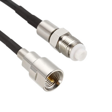 Load image into Gallery viewer, TECHOMAN RF Coaxial Antenna / Aerial Cable with FME Male Plug to FME Female Socket - 3 Metres Antenna Patch Cables TECHOMAN