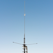 Load image into Gallery viewer, TECHOMAN NL-770H 144/430 MHz Base Station 3.0/5.5dBi Stainless Steel Radio Antenna / Aerial with Ultra Low Loss Cable Antenna Base Station TECHOMAN