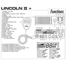 Load image into Gallery viewer, PRESIDENT Lincoln II Plus V3 HAM Radio Mobile Transceiver - 10 and 12 Metre Bands Amateur Radio Transceivers PRESIDENT
