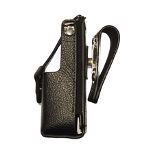 Load image into Gallery viewer, BAOFENG UV-81C Leather Heavy Duty Belt Pouch - Black Radio Belt Pouches TECHOMAN