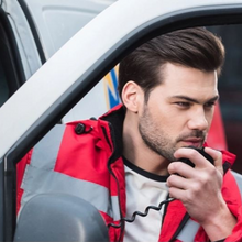 Load image into Gallery viewer, TECHOMAN Remote Speaker Microphone with Receive Jack PMMN4013A For 2 Pin Motorola Radios Communication Radio Accessories TECHOMAN