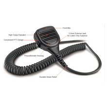 Load image into Gallery viewer, TECHOMAN Remote Speaker Microphone with Receive Jack PMMN4013A For 2 Pin Motorola Radios Communication Radio Accessories TECHOMAN