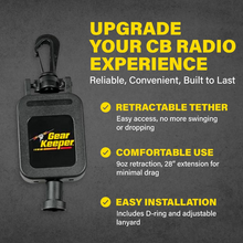 Load image into Gallery viewer, GEARKEEPER RT4-4112 Standard Duty CB Microphone Keeper Black GEARKEEPER
