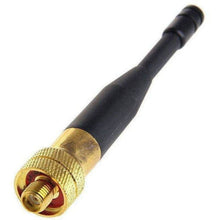 Load image into Gallery viewer, TECHOMAN TM820P Handheld - Black SMA-F UHF PRS Tuned Short Antenna / Aerial Gold Antenna Handheld TECHOMAN