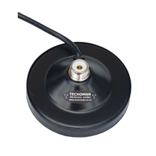 Load image into Gallery viewer, TECHOMAN Magnetic Antenna / Aerial Mount 9cm with SO239 on Base and PL259 for Radio - 5M cable. Mobile Antenna Mounts TECHOMAN