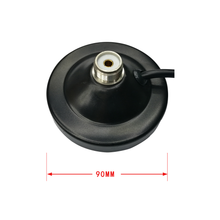 Load image into Gallery viewer, TECHOMAN Magnetic Antenna / Aerial Mount 9cm with SO239 on Base and PL259 for Radio - 5M cable. Mobile Antenna Mounts TECHOMAN
