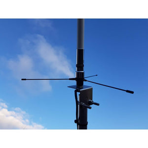 TECHOMAN VHF / UHF Base Station Fibreglass Antenna - 144 MHz, 430 MHz, 477 MHz UHF PRS + 20 Metre SLMR400 Cable  TECHOMAN   