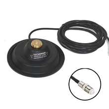 Load image into Gallery viewer, TECHOMAN 15cm Magnetic Antenna / Aerial Mount NMO on Base and FME Socket Plug for Radio - 4M RG-58 cable Mobile Antenna Mounts TECHOMAN