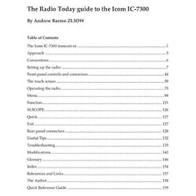 Load image into Gallery viewer, The Radio Today Guide to the Icom IC-7300 Book Radio Books ANDREW BARRON