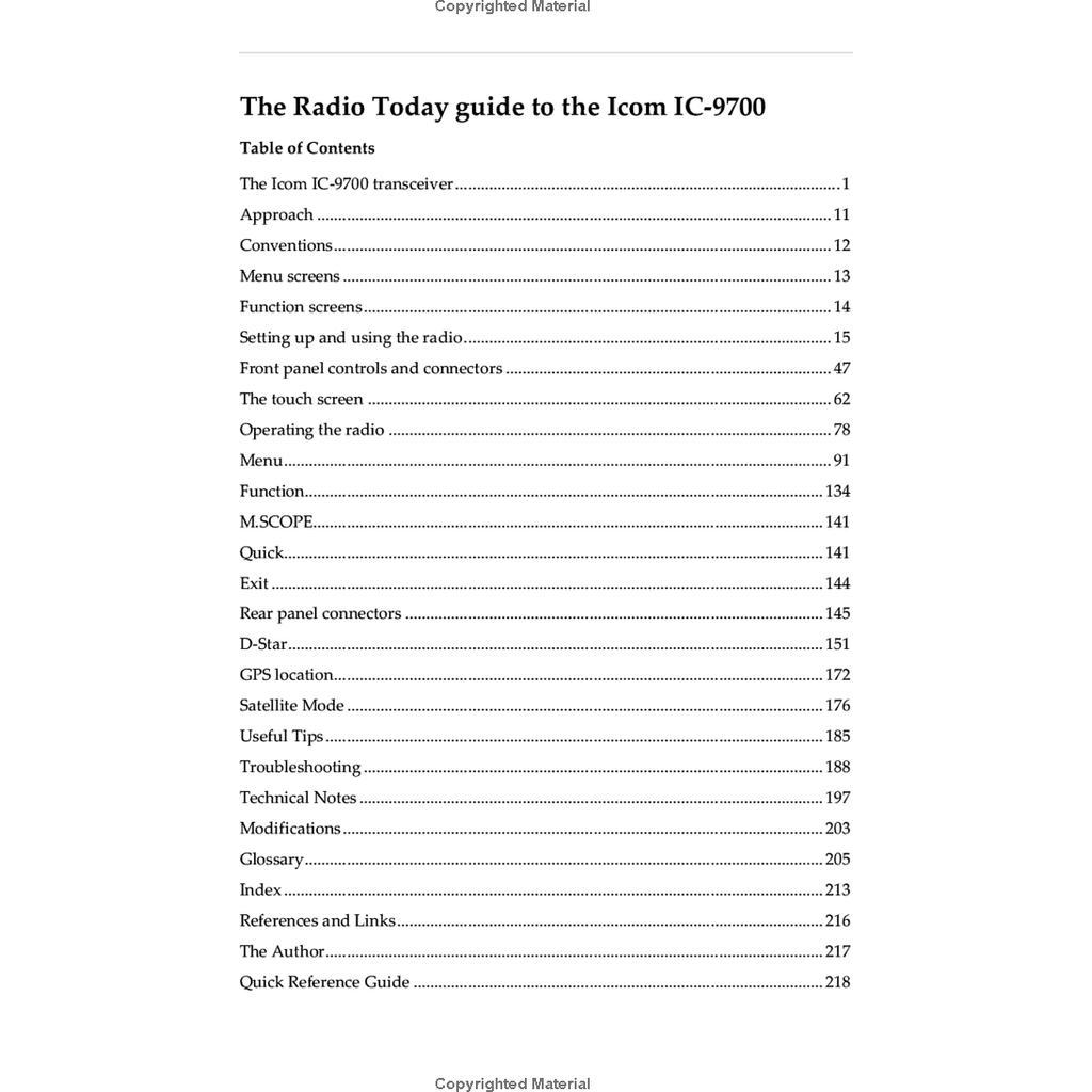 The Radio Today Guide to the Icom IC-9700 Book – Techoman Electronics Ltd