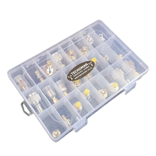 Load image into Gallery viewer, TECHOMAN 24x RF Connector Adaptors - Boxed Set - SMA , N , PL259 , SO239 ,  BNC , TNC , F RF Adapter TECHOMAN