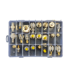Load image into Gallery viewer, TECHOMAN 24x RF Connector Adaptors - Boxed Set - SMA , N , PL259 , SO239 ,  BNC , TNC , F RF Adapter TECHOMAN