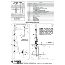 Load image into Gallery viewer, SIRIO NEW TORNADO 27 to 30 MHz ( 11 to 10 Metre Bands ) Tunable 5/8 λ Base Station Vertical 3.35 dBi Gain Antenna / Aerial Antenna Base Station SIRIO
