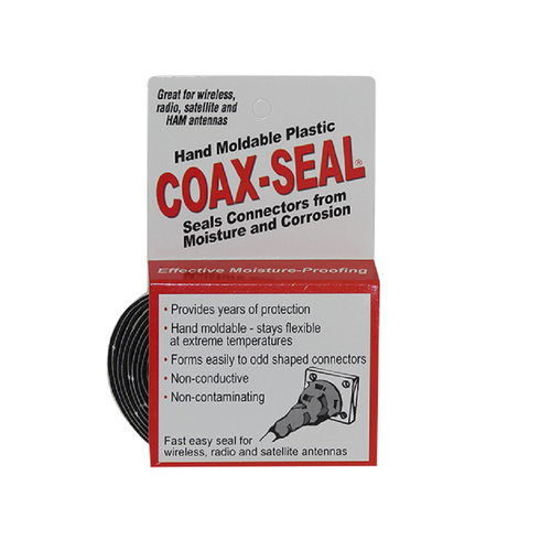 Coax-Seal Hand Moldable Weatherproofing Tape Half Inch Wide Roll Antenna Waterproof Seal COAX-SEAL   