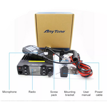 Load image into Gallery viewer, ANYTONE AT-778UV Dual Band Mobile Radio 136-174MHz & 400-490MHz Amateur Radio Transceivers ANYTONE