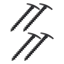 Load image into Gallery viewer, TECHOMAN T Shape Screw Type Guy Ground Peg Anchors for SOTA POTA Antenna Aerial Masts Antenna Base Station TECHOMAN