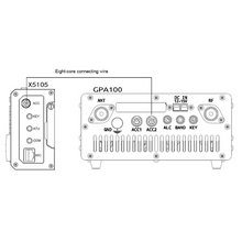 Load image into Gallery viewer, XIEGU GPA100 100 Watt HF Linear Amplifier RF Linear Amplifier XIEGU