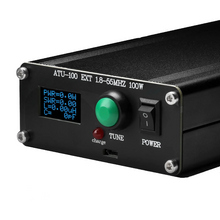Load image into Gallery viewer, TECHOMAN ATU100 ATU-100 Antenna Tuner With Built in Battery Maximum 100 Watts and USB Charging Antenna Tuner TECHOMAN