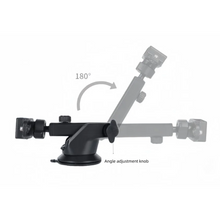 Load image into Gallery viewer, TECHOMAN Adjustable Universal Suction Cup Mount for Walkie Talkies and Handhelds Mobile Radio Holder TECHOMAN