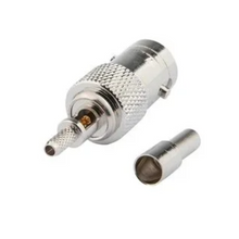 Load image into Gallery viewer, TECHOMAN BNC Female Inline Crimp Socket RG174 , RG316 , RG-174 , RG-316 Coaxial Cable RF Connectors TECHOMAN