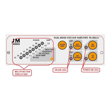 Load image into Gallery viewer, TOPTEK PA-80U/V Dual Band 138-174 MHz and 430-470 MHz 80 Watt Power Amplifier RF Linear Amplifier TOPTEK