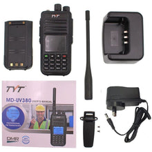 Load image into Gallery viewer, TYT MD-380 DMR Ham Walkie Talkie Dual VHF & UHF with Program Cable and GPS Amateur Radio Transceivers TYT