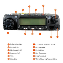 Load image into Gallery viewer, TYT TH-9000DU PLUS 400-490 MHz UHF 45 Watt FM Mobile High Power Transceiver Amateur Radio Transceivers TYT