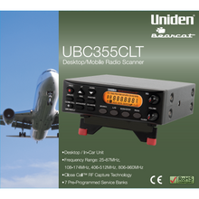 Load image into Gallery viewer, B GRADE UNIDEN UBC-355CLT 25-960MHz Desktop / Mobile Scanner Radio Receiver UNIDEN